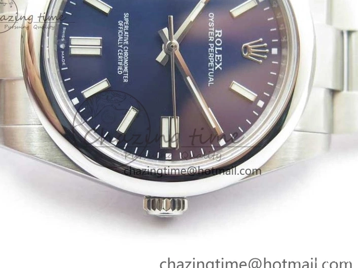 Best AAA Replica Sites Bracelet Best Blue 124300 Edition 41mm 2693 Upgraded Perpetual BP Oyster on Maker Dark Dial SS 1103